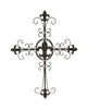 Ll Home Metal Cross Fleur De Lis 21" X 27"