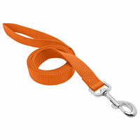 Pet Expert Nylon Dog Leash, Orange, 1-In. x 6-Ft.