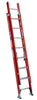 Werner 16 ft. H Fiberglass Telescoping Extension Ladder Type IA 300 lb. capacity