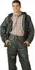 PVC on Nylon Rainwear Suit, Green, Medium