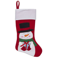 Dyno Red/White Snowman Stocking (Pack of 12)