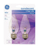 GE 40 W F15 Decorative Incandescent Bulb E26 (Medium) Auradescent 2 pk (Pack of 4)