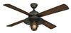 Westinghouse Great Falls 52 in. Oil Rubbed Bronze Brown LED Indoor and Outdoor Ceiling Fan