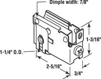 Prime-Line  1-1/4 in. Dia. x 2.25 in. L Steel  Roller Assembly  1 pk