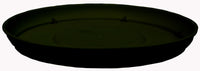 Akro Mils MSS12000G18 12" Marina Saucer Black (Pack of 8)