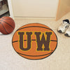 University of Wyoming Basketball Rug - 27in. Diameter