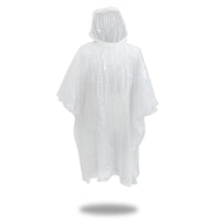 Boss Clear Polyethylene Rain Poncho One Size Fits All