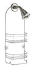 iDesign Rondo 21 in. H X 5 in. W X 8.75 in. L Silver Shower Caddy