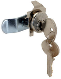 Mailbox Replacement Lock For Bommer With 2 Keys, Nickel Finish