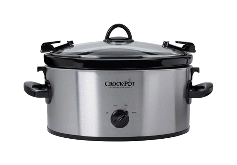 Wholesale Oval Slow Cooker- 7qt- Silver SILVER