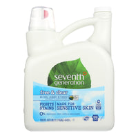 Seventh Generation Natural Laundry Detergent - Free and Clear - Case of 4 - 150 Fl oz.