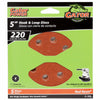 Gator 5 in. Aluminum Oxide Hook and Loop Sanding Disc 220 Grit Very Fine 5 pk