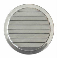 Mini Round Louvers, Aluminum, 2 In.