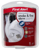 First Alert SA9120BCN 120V AC Smoke Alarm with Battery Backup 