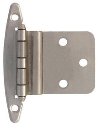 Satin Nickel Inset Hinges Without Spring, 10-Pk.