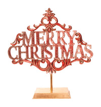 Celebrations  Home  Copper  Merry Christmas Sign  Christmas Decor (Pack of 2)