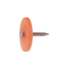 Grip Rite 1PRCAP1 1 Lb 1" Electro Galvanized Round Plastic Grip-Cap Nail