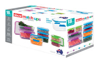 Decor Match-ups Assorted Colors Plastic Food Storage Container Set