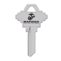 Hy-Ko Marines House/Padlock Key Blank SC1 Single  For House (Pack of 5).