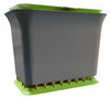 Full Circle Fc11301-Gs 1.5 Gal Green/Slate Fresh Air Kitchen Compost Collector