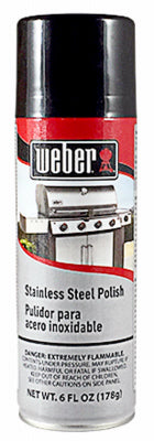 Weber  No Scent Stainless Steel Cleaner  6 oz. Spray