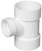 Genova Products 71132 3 X 3 X 2 Sch. 40 Pvc-Dwv Reducing Sanitary Tees