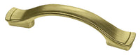 Cabinet Pull, Dual Mount, Antique Brass, 3 - 3.75-In.