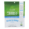 Perky Jerky - Jerky Plnt Bse Sea Salt Pepper - Case of 8 - 2.2 OZ