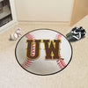 University of Wyoming Baseball Rug - 27in. Diameter