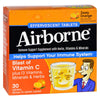 Airborne - Effervescent Tablets Vitamn C - Zesty Orange - 10 Tablets - 3 Pack