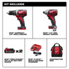 Milwaukee M18 18 V Cordless Brushed 2 Tool Drill/Driver and Impact Driver Kit