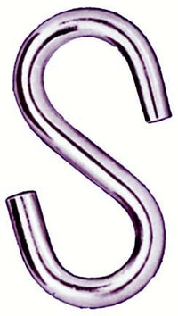 Hindley 41716 1" Zinc Heavy Open Style S Hooks (Pack of 100)