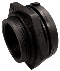 Pipe Fitting, PVC Bulkhead Fitting, 2-In.