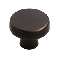 Amerock  Blackrock Collection  Round  Cabinet Knob  1-5/16 in. Dia. 1-1/8 in. Oil Rubbed Bronze  1 pk