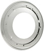 Waxman Chrome Silver Metal 1000 lbs. Capacity Lazy Susan Caster 12 Dia. in.