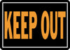 Hy-Ko English Keep Out Sign Aluminum 9.25 in. H x 14 in. W (Pack of 12)