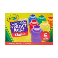 Crayola Washable Kids Paint Assorted 6 pc