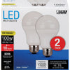 Feit Electric A19 E26 (Medium) LED Bulb Daylight 100 Watt Equivalence 2 pk