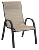 Living Accents  Black  Steel Frame Stackable Chair