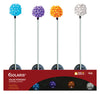 Alpine Assorted Acrylic 33 in. H Beads Solar Garden Stake (Pack of 16)