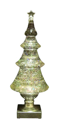 Roman  LED  Clear  LED Swirl Tree  Tabletop Dcor