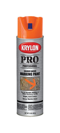 Krylon Pro Orange Field Marker Line 15 oz. (Pack of 6)