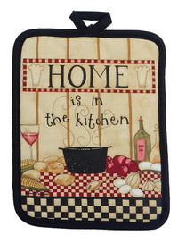 Kay Dee R1277 9 X 7 Home Pocket Mitt Potholder (Pack of 6)