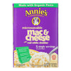 Annie's Homegrown Microwavable Mac and Cheese with Real White Cheddar - Case of 6 - 10.7 oz.