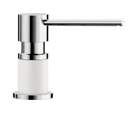 Lato Soap Dispenser - Chrome/White