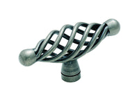 Amerock  Village Classics  T  Cabinet Knob  2-3/4 in. Dia. 1-1/2 in. Weathered Nickel  1 pk