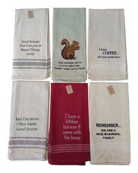 Park Designs Multicolored Cotton Humor Kitchen Towel 1 pk