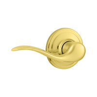 Kwikset Tustin Polished Brass Dummy Lever Left Handed