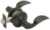 Schlage Avanti Series Aged Bronze Passage Lever 1-3/4 in.