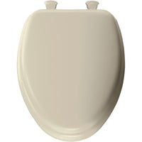 Bemis Elongated Bone Soft Toilet Seat